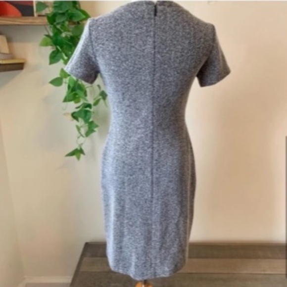knit tweed short sleeve dress 6 - Picture 8 of 11